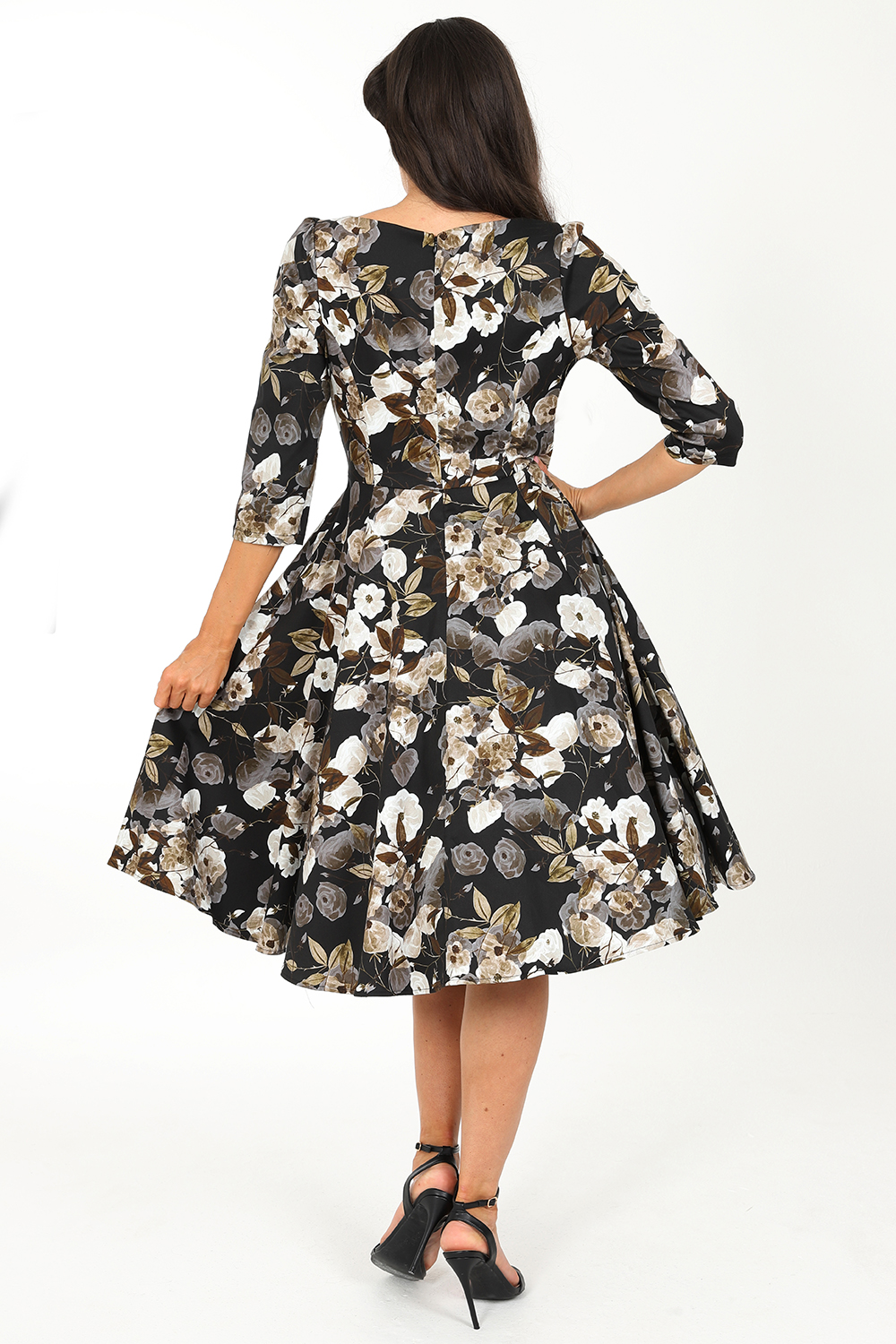 Cora Floral Swing Dress